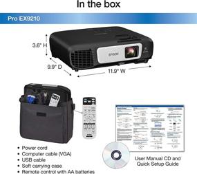 img 1 attached to Восстановленный проектор Epson Pro EX9210 1080p + WUXGA 3,400 Люмен Беспроводной HDMI