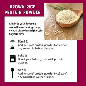 img 1 attached to 🌿 Judee's Brown Rice Protein Powder: 80% Protein, Keto-friendly, Vegan, Non GMO, Dairy-Free, Gluten & Nut Free, 21g Protein per Serving