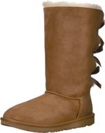 сапоги bailey bow tall ii для детей ugg. логотип