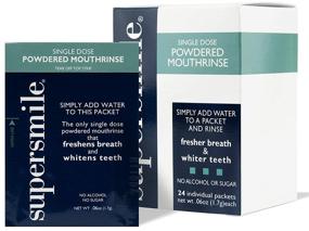 img 4 attached to 🔄 Supersmile Powdered Mouth Rinse: Clinically Proven Breath Freshener and Teeth Whitener - TSA Approved On-the-Go Packets - No Sugar or Alcohol