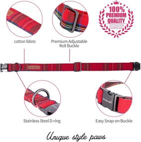 img 3 attached to Stylish & Comfortable Bowtie Collars for 🎀 Dogs & Cats - Perfect Christmas Pet Gift!