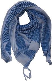 img 4 attached to Palestinian Handmade Tactical Accessories: Women's Keffiyeh Shemagh Scarves, Wraps & More