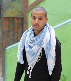 img 1 attached to Palestinian Handmade Tactical Accessories: Women's Keffiyeh Shemagh Scarves, Wraps & More