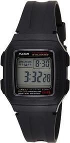 img 4 attached to Casio F201WA 1A Black Resin Digital