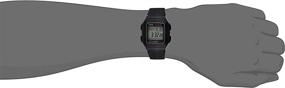 img 1 attached to Casio F201WA 1A Black Resin Digital