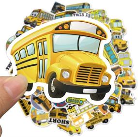 img 2 attached to 🎓 Graduation Scrapbooking Stickers for Class of 2021 Graduates - High School College Party Favor Decorations and Scrapbooking Supplies - School Bus Decals