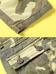 img 1 attached to OCHENTA Military Pockets Army 170 11 12 Boys' Clothing for Pants