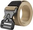 tactical heavy webbing adjustable military men's accessories in belts logo