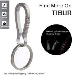 img 2 attached to TISUR Titanium Carabiner: The Ultimate Lightweight Keychain for Versatile Use