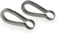 tisur titanium carabiner: the ultimate lightweight keychain for versatile use logo