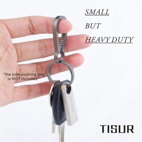 img 1 attached to TISUR Titanium Carabiner: The Ultimate Lightweight Keychain for Versatile Use