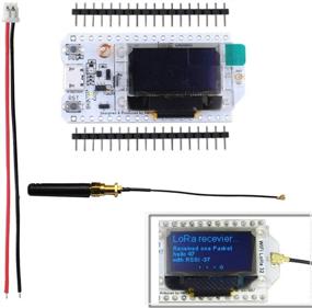 img 4 attached to 📟 Stemedu ESP32 0.96 OLED дисплей развивающая плата CP2102 - модуль передатчик WiFi Bluetooth Lora с антенной - IOT для Arduino ESP8266 NodeMCU.