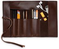 leather foldable college supplies organizer logo