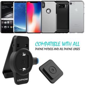 img 1 attached to LOVPHONE Универсальный клипса для телефона для iPhone 13/13 Мини/13 Про/13 Про Макс/12/12 Мини/12 Про/12 Про Макс/11/11 Про/11 Про Макс/XR/Xs Макс/ X/XS/ 8 /8 Плюс/ 7/7 Плюс/ 6s/6 Плюс
