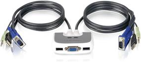 img 4 attached to 💻 Улучшенный VGA USB Компактный переключатель KVM - IOGEAR GCS632U 2 порта