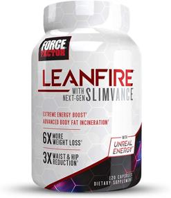 img 4 attached to LeanFire: Next-Gen SLIMVANCE Fat Burner for Weight Loss - Boost Metabolism, Energy, Focus, Force Factor, 120 Capsules