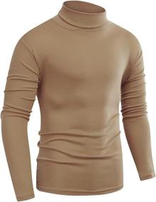 img 3 attached to Beauhuty Casual Turtleneck Pullover T Shirt Sports & Fitness and Running