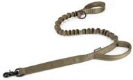 🐾 jiepai tactical dog training bungee leash: quick release elastic leads for medium and large dogs logo