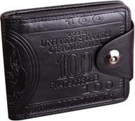 💼 sui men's leather dollar wallet billfold logo