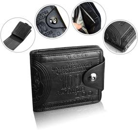 img 1 attached to 💼 SUI Men's Leather Dollar Wallet Billfold