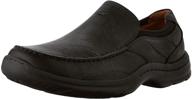 clarks niland energy black tumble men's shoes for loafers & slip-ons logo