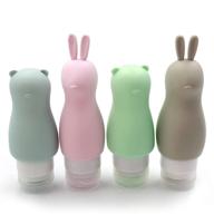 convenient leakproof silicone conditioner containers: portable solution for on-the-go needs logo