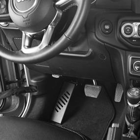 img 2 attached to 🦶 Hooke Road Left Side Foot Rest Kick Panel - Compatible with Jeep Wrangler JL/Gladiator JT (2018-2021)
