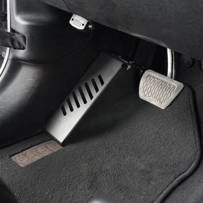 img 4 attached to 🦶 Hooke Road Left Side Foot Rest Kick Panel - Compatible with Jeep Wrangler JL/Gladiator JT (2018-2021)