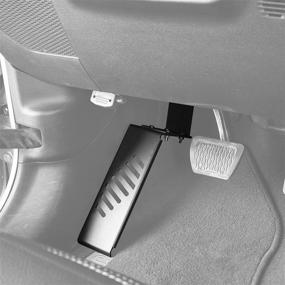 img 3 attached to 🦶 Hooke Road Left Side Foot Rest Kick Panel - Compatible with Jeep Wrangler JL/Gladiator JT (2018-2021)