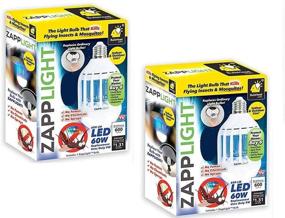img 4 attached to 🪰 Premium 2-Pack ZappLight LED Bug Zapper Bulb - Powerful 920 Lumens Insect and Mosquito Zapper for Maximum Effectiveness