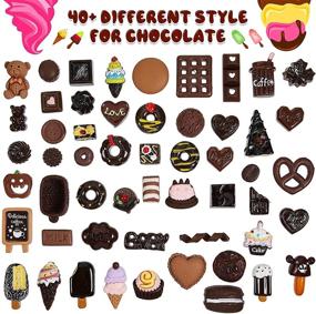 img 3 attached to 🍫 Assorted Chocolate Flatback Embellishments - Decorative Ornaments