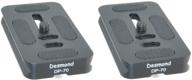 📷 desmond 2 pack dp-70 70mm qr lens plate: dual dovetail & d-ring p70 dp70 - arca/rrs compatible logo