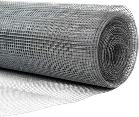 img 3 attached to Rural365 1/4 Inch Welded Mesh Galvanized Steel Hardware Cloth – 3x25ft Bulk Roll for Chicken Wire Fence, Cage, Screen, and Netting