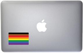 img 2 attached to 🌈 Dark Spark Decals: High-Quality, All-Inclusive Gay LGBT Pride Flag - Vibrant 5in Vinyl Decal for Cars, Laptops, Windows, and More!