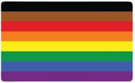 🌈 dark spark decals: high-quality, all-inclusive gay lgbt pride flag - vibrant 5in vinyl decal for cars, laptops, windows, and more! logo