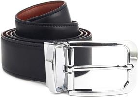 img 3 attached to 👔 Gelante Khaki S Men's Reversible Leather Belt - Rotated 30° (2048) - Enhanced Accessories for Men