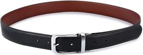 img 2 attached to 👔 Gelante Khaki S Men's Reversible Leather Belt - Rotated 30° (2048) - Enhanced Accessories for Men