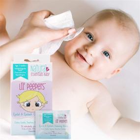 img 2 attached to Natural Essentials Lil' Peepers Baby Eyelid & Eyelash Soft Cleansing Wipes: Rinse-Free, Pediatrician Recommended - 30 Count