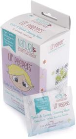 img 1 attached to Natural Essentials Lil' Peepers Baby Eyelid & Eyelash Soft Cleansing Wipes: Rinse-Free, Pediatrician Recommended - 30 Count