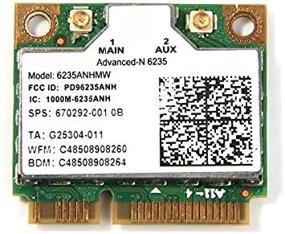 img 2 attached to 🔌 Высокопроизводительная двухдиапазонная WiFi-карта с Bluetooth - RCC Network 6235AN.HMWWB Half Mini PCI Express Advanced-N 6235