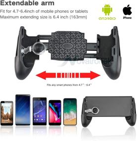 img 1 attached to 🎮 Enhanced Gaming Experience: Mobile Game Controller with Sensitive Shoot and Aim Keys - for IOS and Android