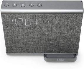 img 2 attached to 🕒 iHome iBTW39 Bluetooth Dual Alarm Clock with USB and Qi Wireless Charging for iPhone 12, iPhone 11, iPhone XR, iPhone XS, iPhone X, iPhone 8, Galaxy S20, Galaxy Z Flip, Galaxy Fold, Galaxy S10, Galaxy S9, Galaxy S8, Note 10, Note 9, and More
