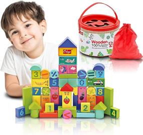 img 3 attached to 🧩 Educational Preschool Building Toy Set with Unique Stacking Features
