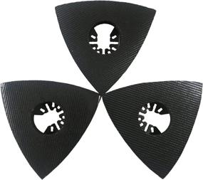 img 4 attached to 🔨 XXGO Pack of 3 Triangular Hook & Loop Oscillating Multitool Sanding Pads - Size 3-1/8 Inch, No.XG5508