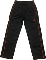 👖 stylish nike youth jordan track pants for boys' clothing: shop at active now! логотип