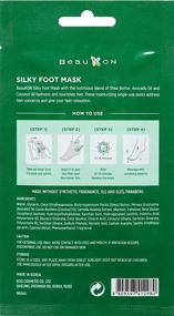 img 1 attached to BeauKON Silky Foot Mask - Moisturizing and Hydrating. No Synthetic Fragrance, SLS, Sles, or Parabens