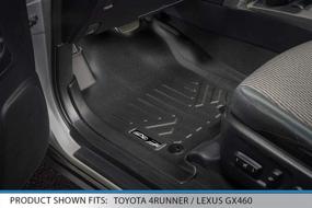 img 3 attached to 🚗 MAXLINER Floor Mats Black - 1st Row Liner Set for 2013-2021 Toyota 4Runner and 2014-2021 Lexus GX460