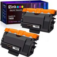 🖨️ e-z ink (tm) high yield compatible toner cartridge set for brother mfcl5900dw - tn850 tn820 (2 black) logo