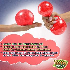 img 3 attached to YoYa Toys Beadeez Squishy Stress Novelty & Gag Toys and Squeeze Toys