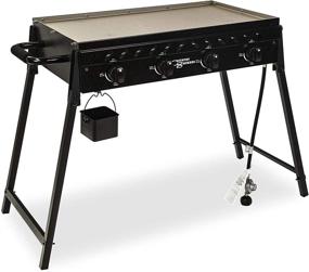 img 3 attached to Country Smokers CSGDL0590 Highland: Large Portable Griddle for Exceptional Outdoor Cooking - Black